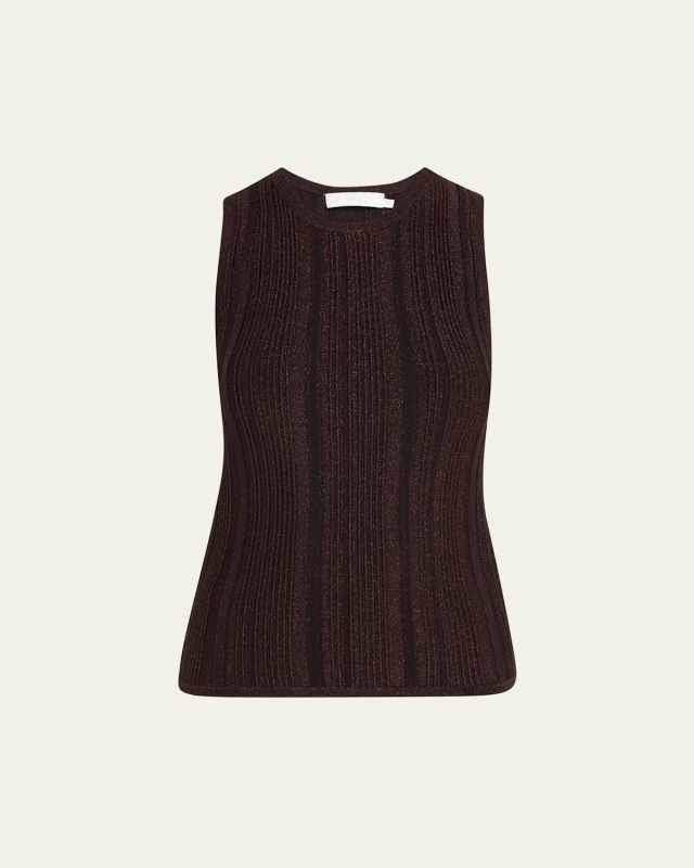 Lucky Metallic Racer Tank Top